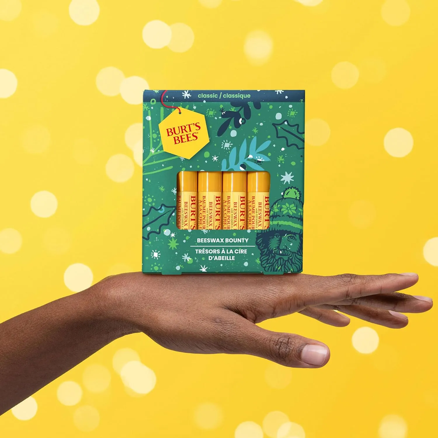 Beeswax Bounty Classic Lip Balm Gift Set (4 pcs)