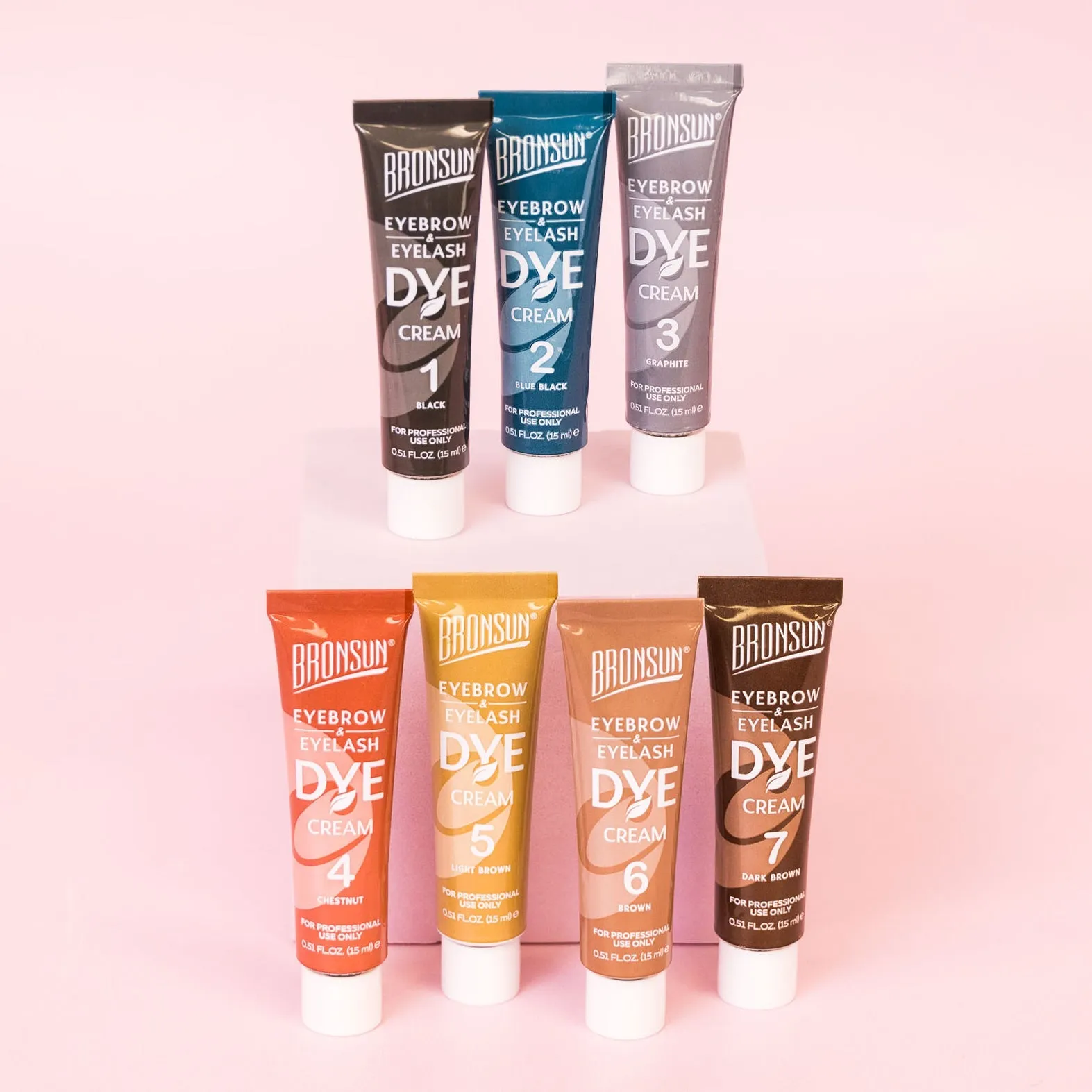 Bronsun Brow and Lash Cream Dye - Light Brown #5, 15ml