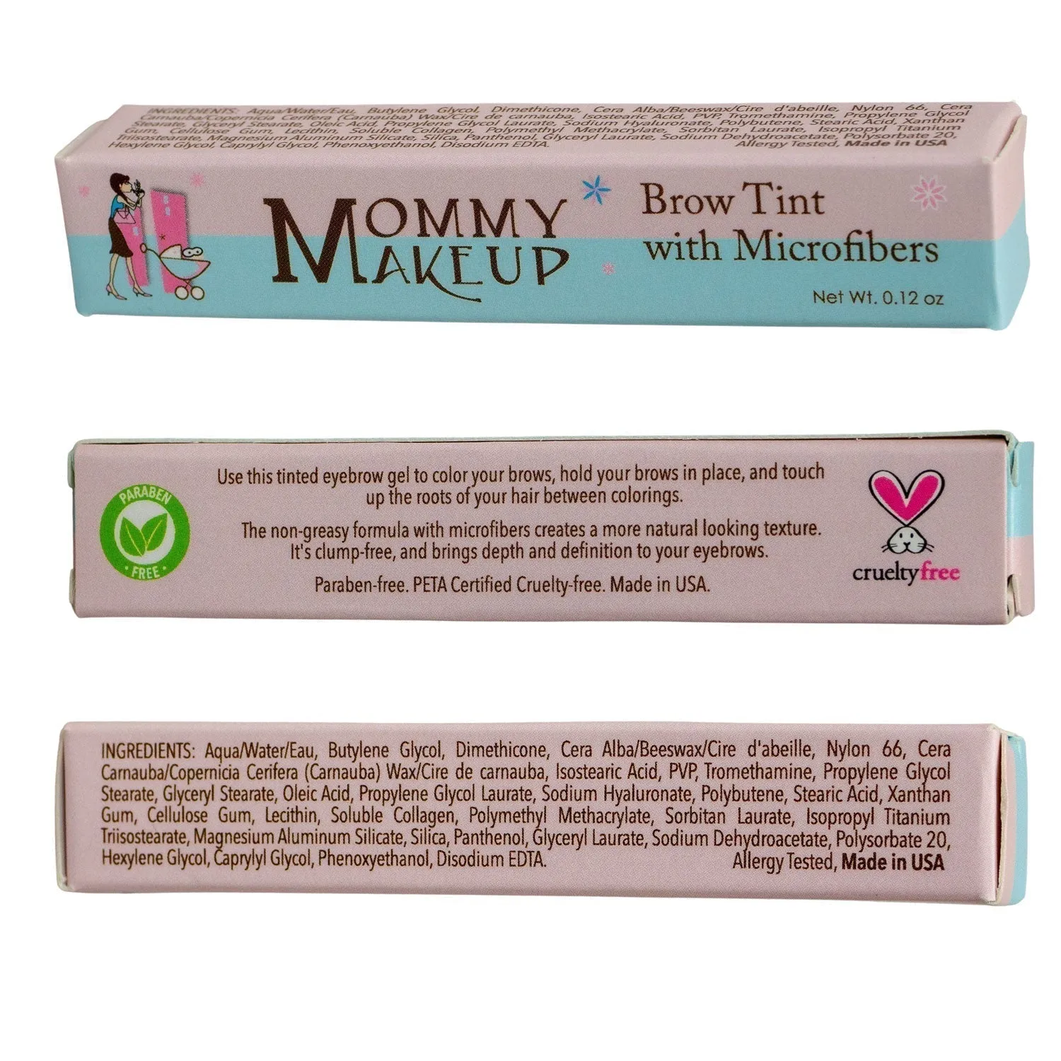 Brow Tint with Microfibers - Tinted Eyebrow Gel - Copper