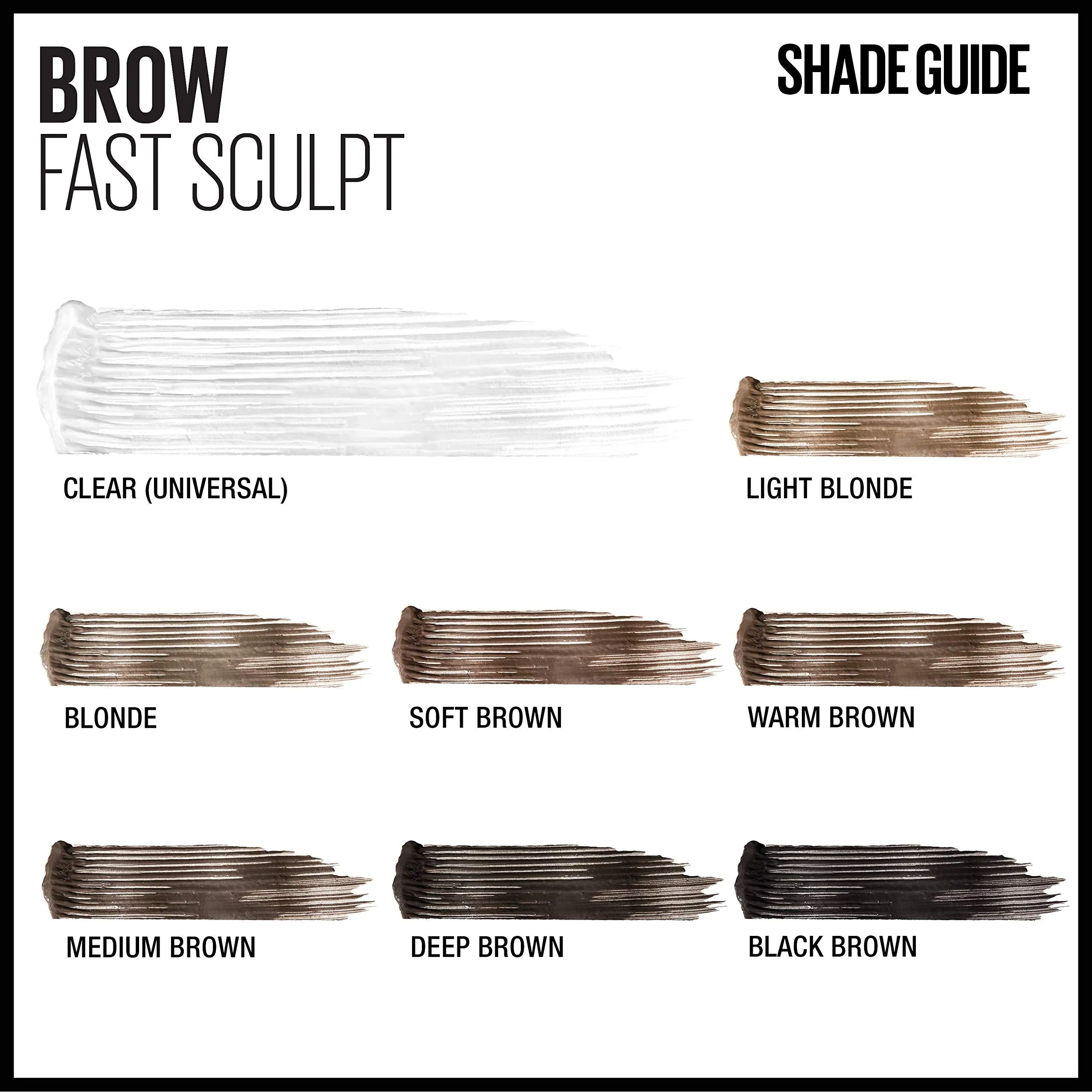 Maybelline Brow Fast Sculpt, Shapes Eyebrows, Eyebrow Mascara Makeup, Blonde, 0.09 Fl. Oz.