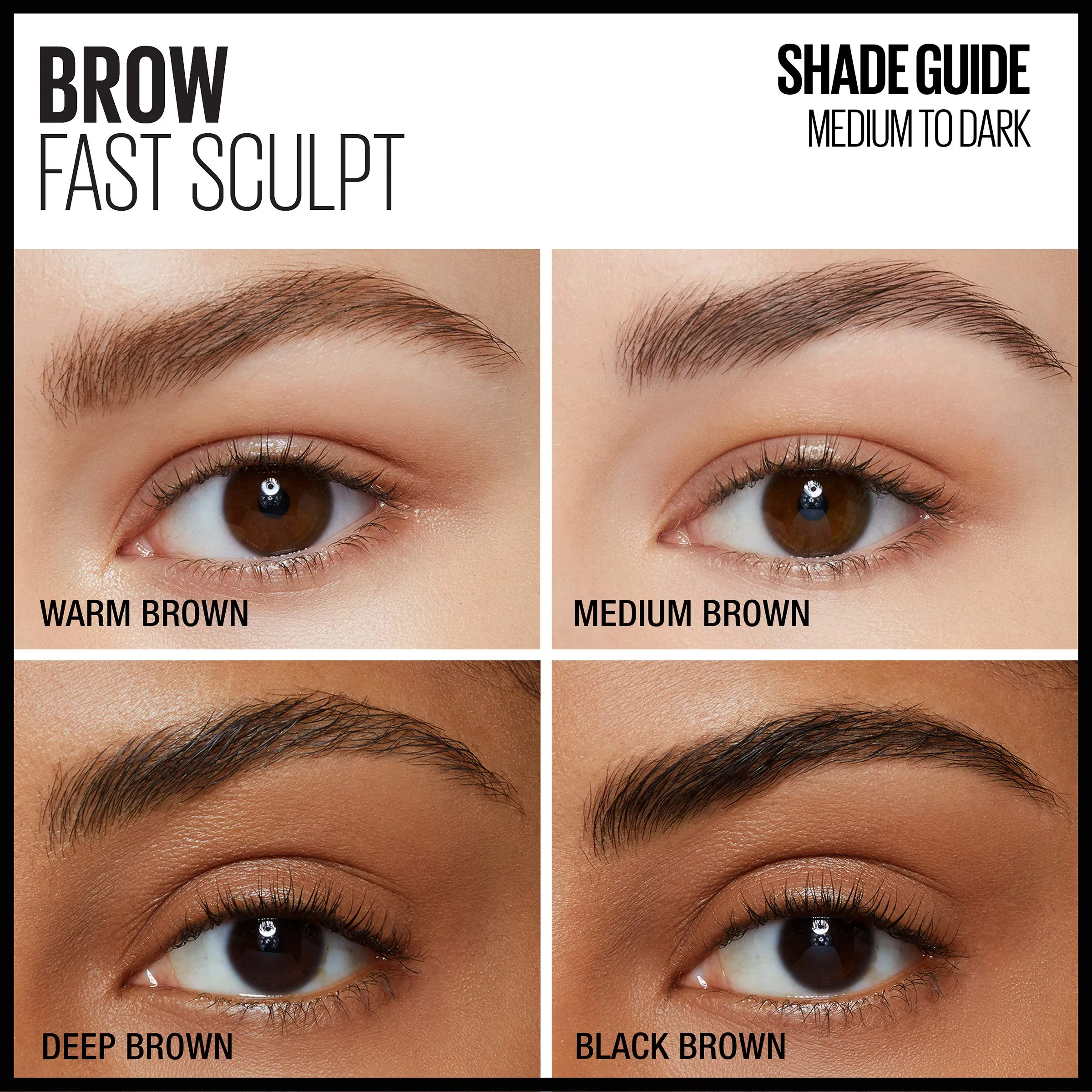 Maybelline Brow Fast Sculpt, Shapes Eyebrows, Eyebrow Mascara Makeup, Blonde, 0.09 Fl. Oz.