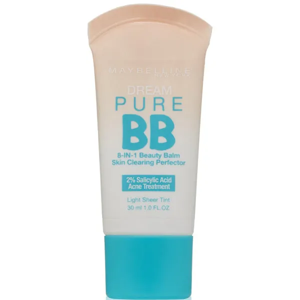 MAYBELLINE - Dream Pure BB Cream Skin Clearing Perfector 100 Light - 1 fl. oz. (30 ml)