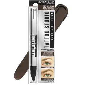 Maybelline Tattoo Studio Brow Lift Stick - #260 Deep Brown - Wholesale 72 Units (K50470)