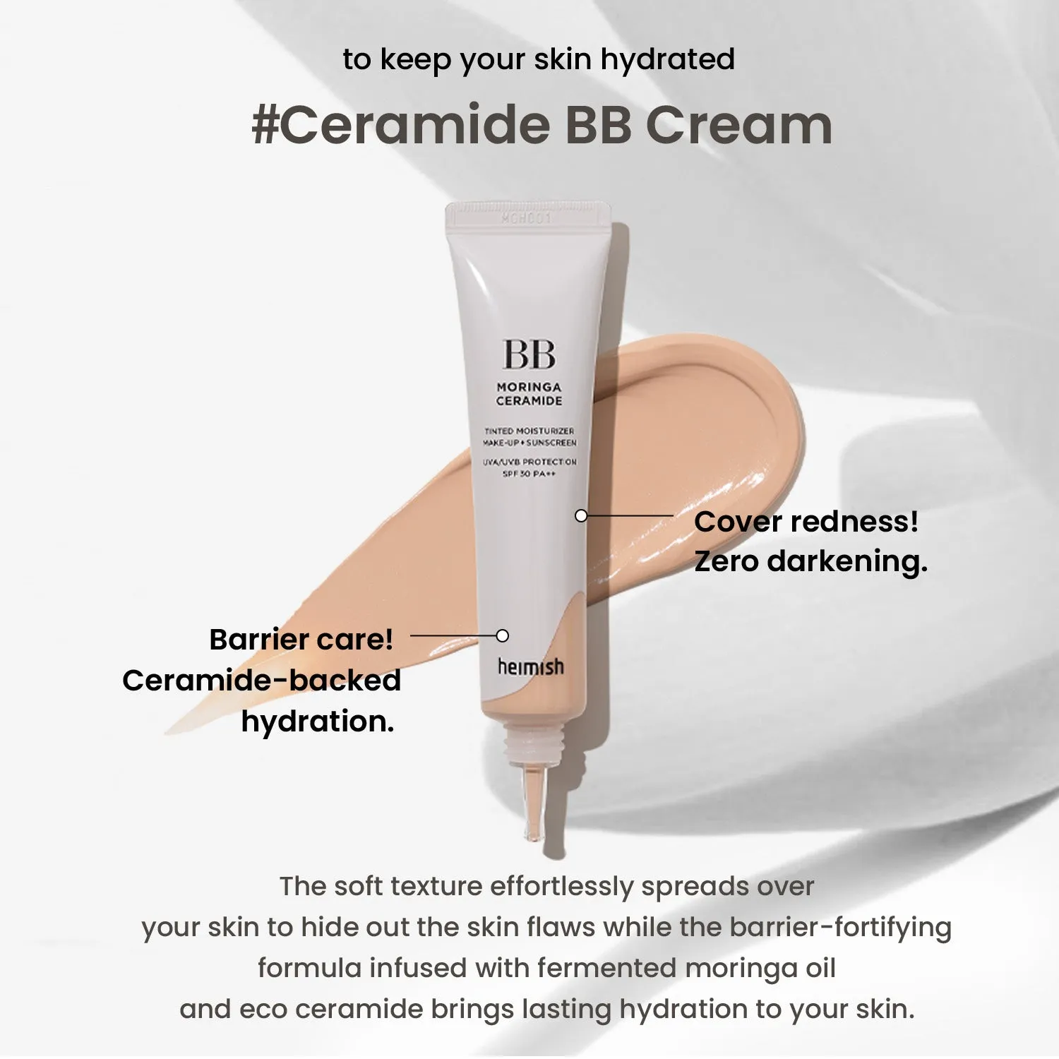 [RENEWAL] Moringa Ceramide BB Cream SPF30 PA   30g/1.05oz