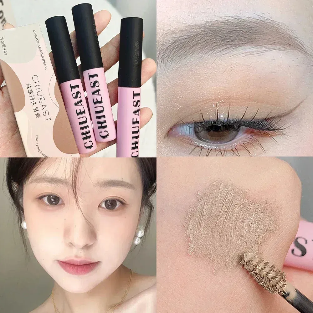 Yeknu Waterproof Natural Liquid Dyeing Eyebrow Gel Cream Eyebrow Tattoo Tint Long Lasting Black Brown Mascara Tinted Makeup Cosmetics