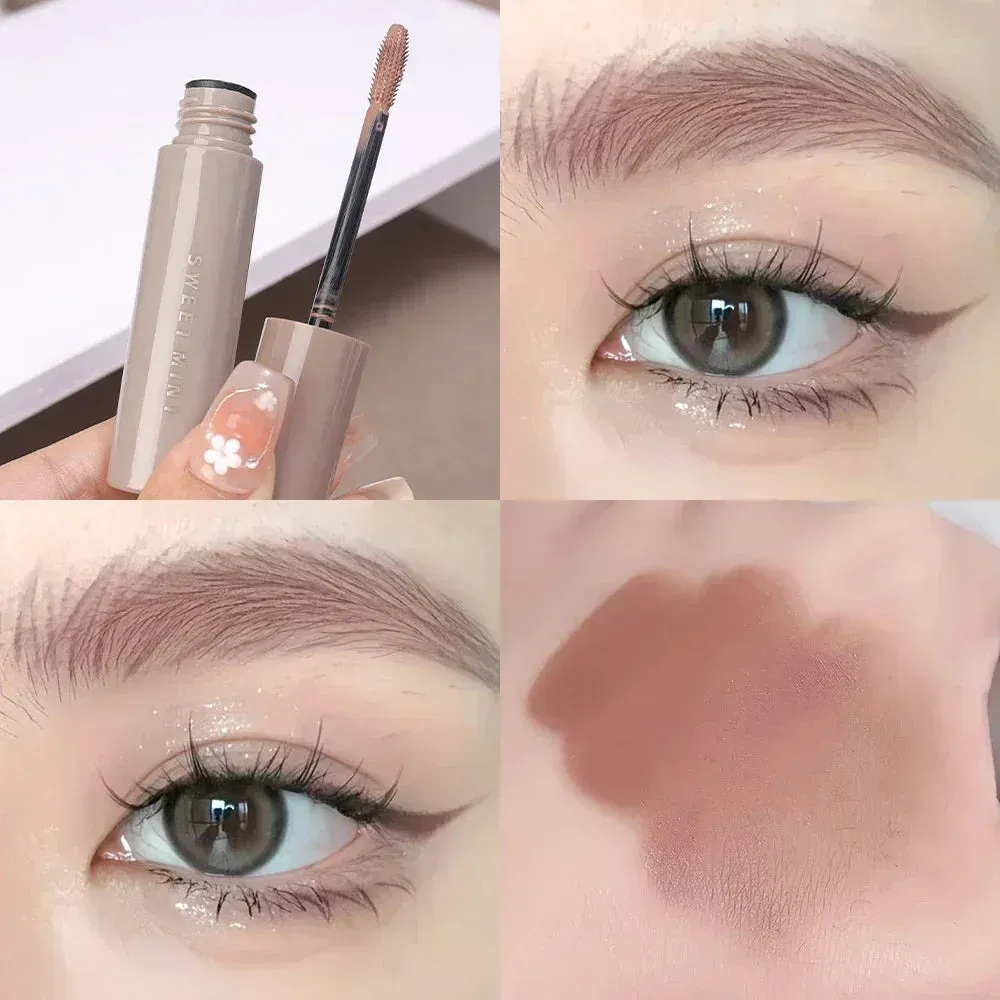 Yeknu Waterproof Natural Liquid Dyeing Eyebrow Gel Cream Eyebrow Tattoo Tint Long Lasting Black Brown Mascara Tinted Makeup Cosmetics