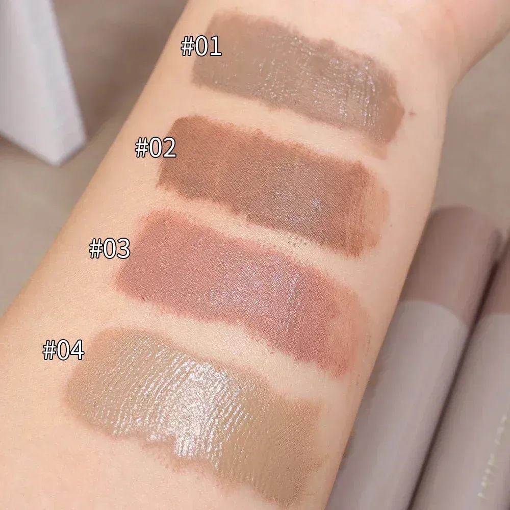 Yeknu Waterproof Natural Liquid Dyeing Eyebrow Gel Cream Eyebrow Tattoo Tint Long Lasting Black Brown Mascara Tinted Makeup Cosmetics