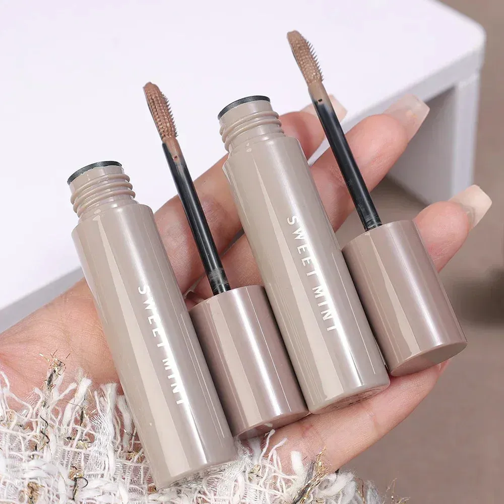 Yeknu Waterproof Natural Liquid Dyeing Eyebrow Gel Cream Eyebrow Tattoo Tint Long Lasting Black Brown Mascara Tinted Makeup Cosmetics